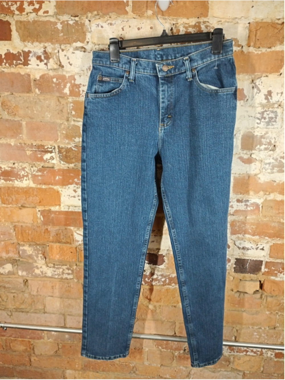 Lee Riders / Tapered Leg Stretch Mom Stonewashed Denim Jeans / Women's Size‎ 10p